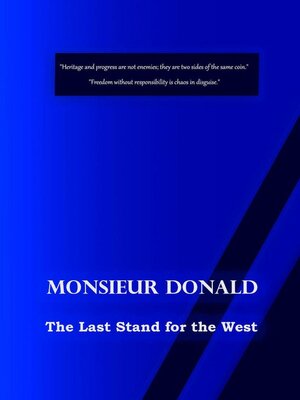 cover image of Monsieur Donald